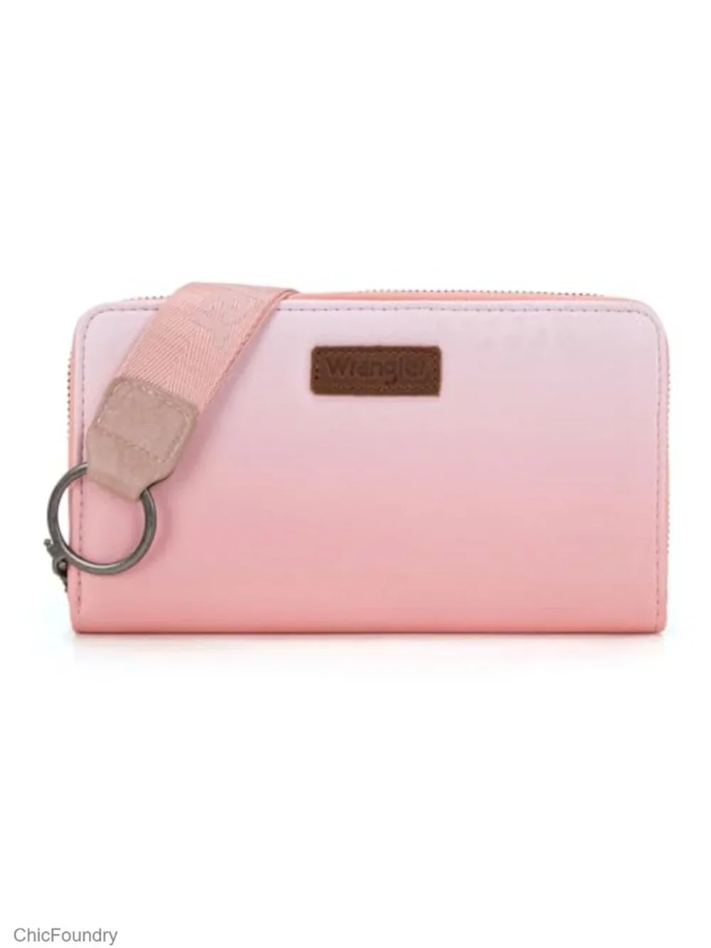 Wristlet Wallet for Women RFID Blocking Vegan Leather with Wrist Strap